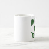 Golfers 70. Geburtstag Kaffeetasse (Mittel)