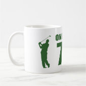 Golfers 70. Geburtstag Kaffeetasse (Links)