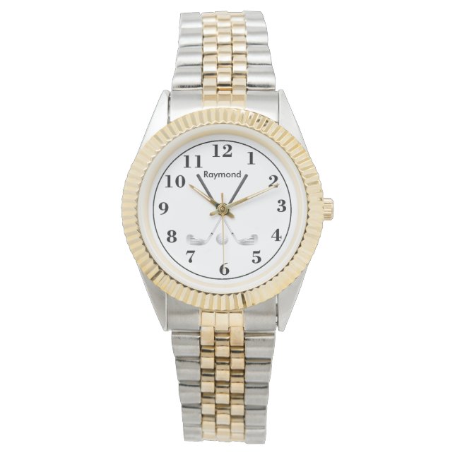 Golfers Armbanduhr (Vorderseite)