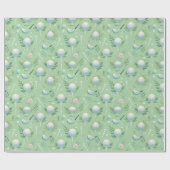 Golfer's Birthday & Osterwoliday Wrapping Paper Geschenkpapier (Flach)