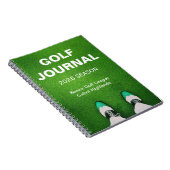 Golfer's Customized Personal Golf Journal Notizblock (Rechte Seite)