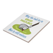 Golfers Gebet Fliese (Seite)