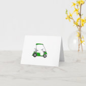 Golfers Geburtskarte Karte (Gelbe Blume)