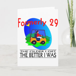 Golfers Geburtstag Karte