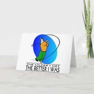 Golfers Geburtstag Karte