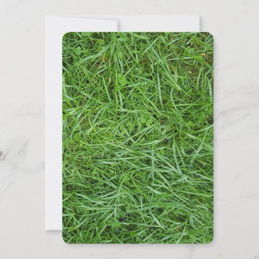 Golfers Geburtstagsfeier Einladung (Rückseite)