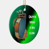 Golfers Geschenksammlung Keramik Ornament (Rechts)