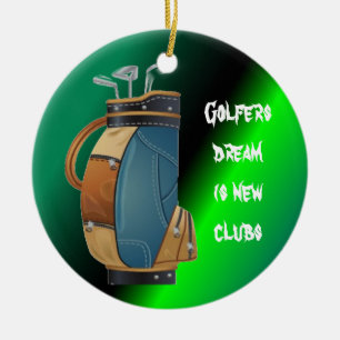 Golfers Geschenksammlung Keramik Ornament
