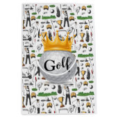 Golfers-Geschenktasche Mittlere Geschenktüte (Vorderseite)