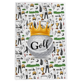 Golfers-Geschenktasche Mittlere Geschenktüte