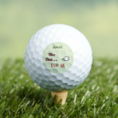 Golfer's Gift -Name/ Initial  Golfbälle (Insitu T-Shirt)