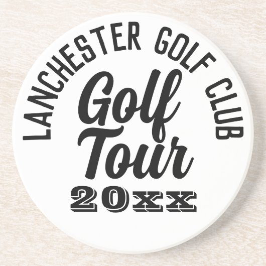 Golfers Golf Tour Untersetzer (Vorne)