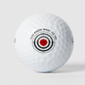 Golfers Golfball (Vorderseite)