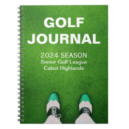 Golfers individuelles Personal Golf Journal Notizblock