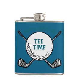 Golfers Liquid Courage "T-Shirt Time" Flachmann