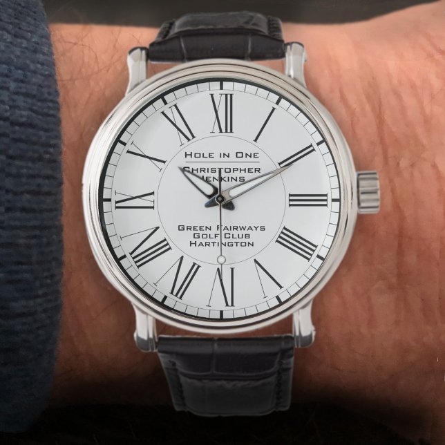 Golfer's Loch in einem Gedenken Armbanduhr (Von Creator hochgeladen)