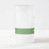 Golfers Loch in One. Glück oder Geschick? Reisemug Mattglas Bierglas (Mittel)