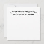 Golfer's Lucky Golf Shot Cartoon (Rückseite)