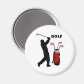 Golfers Magnet (Vorderseite/Rückseite)