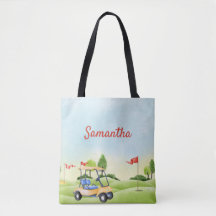 Golfers maßgeschneiderte Tasche