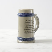 Golfer's Nervenkitzel Bierglas (VorderseiteRechts)