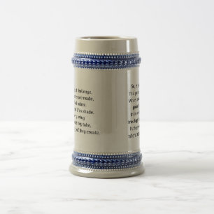Golfer's Nervenkitzel Bierglas