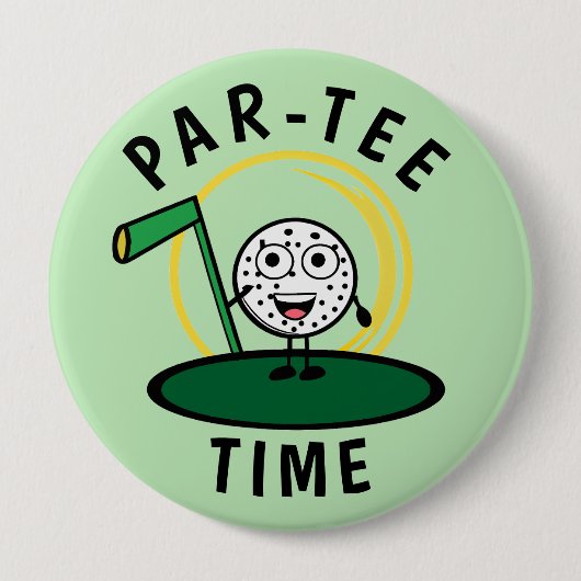 Golfers pro T-Shirt Button (Vorderseite)