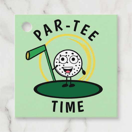 Golfers pro T-Shirt Geschenkanhänger (Vorderseite)