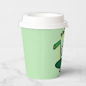 Golfers pro T-Shirt Pappbecher (Rechts)