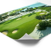 Golfers scariest moment, beautiful golf photo poster (Ecke)
