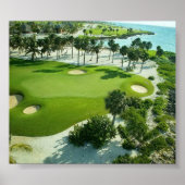 Golfers scariest moment, beautiful golf photo poster (Vorne)