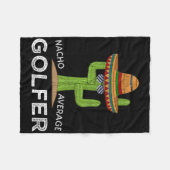 Golfers Spaß Unglaublich witzig Golfing Joke Funny Fleecedecke (Vorderseite (Horizontal))