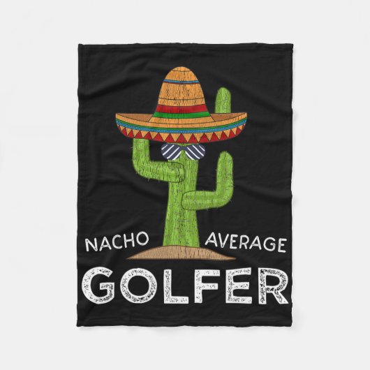 Golfers Spaß Unglaublich witzig Golfing Joke Funny Fleecedecke (Vorderseite)