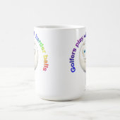 Golfers spielen mit Harte Balls Kaffeetasse (Mittel)
