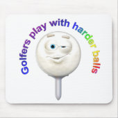 Golfers spielen mit Harte Balls Mousepad (Vorne)
