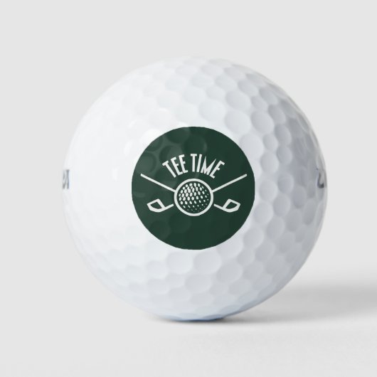 Golfers T-Shirt Time Golfball (Vorderseite)