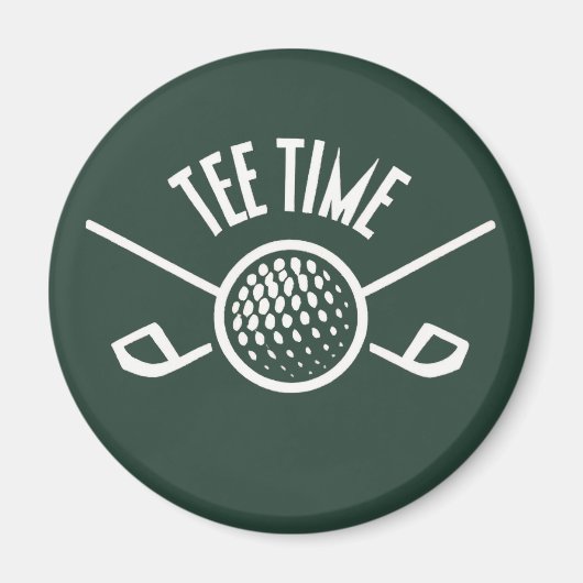 Golfers T-Shirt Time Magnet (Vorne)
