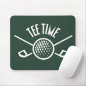 Golfers T-Shirt Time Mousepad (Mit Mouse)
