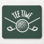 Golfers T-Shirt Time Mousepad (Vorne)