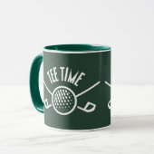 Golfers T-Shirt Time Tasse (Vorderseite Links)