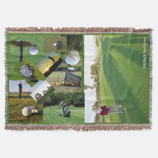 Golfer's Throw Blanket - HAMbyWhiteGlove Decke (Vorderseite)
