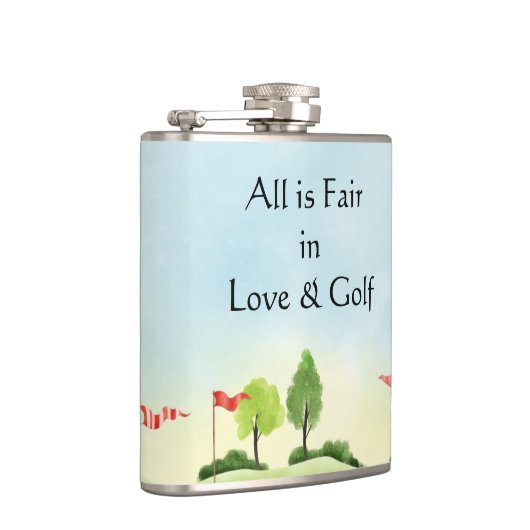 Golfers Vinyl-Wrapped Flask Flachmann (Rechts)