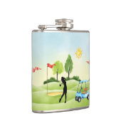 Golfers Vinyl-Wrapped Flask Flachmann (Rechts)
