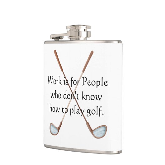 Golfers Vinyl-Wrapped Flask Flachmann (Links)