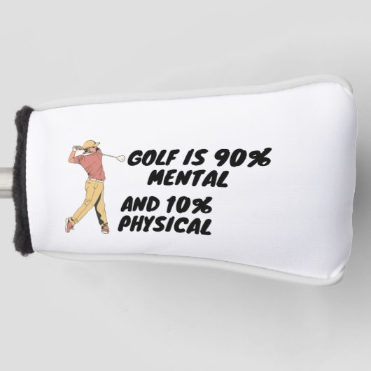 Golfers-Zitate Golf Headcover (Vorderseite)