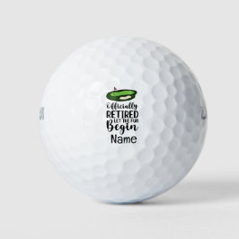 Golfervermietung für Golfer mit grüner Flagge Golfball