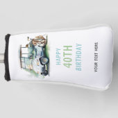 Golferwachsene Geburtstagsgeschenke Personalisiert Golf Headcover (Vorderseite)