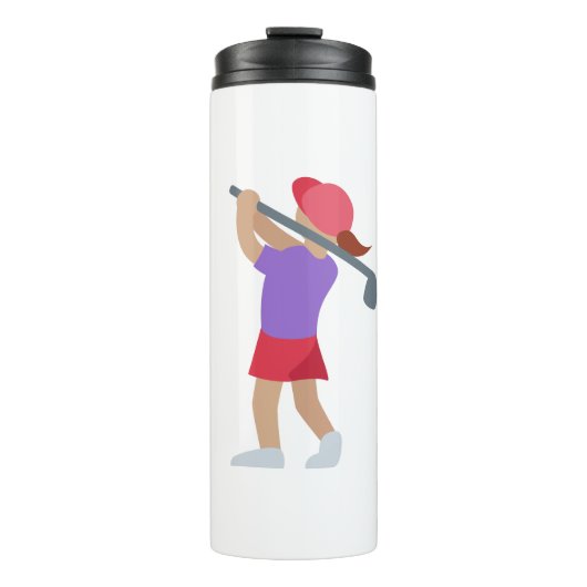 golffemal thermosbecher (Vorderseite)