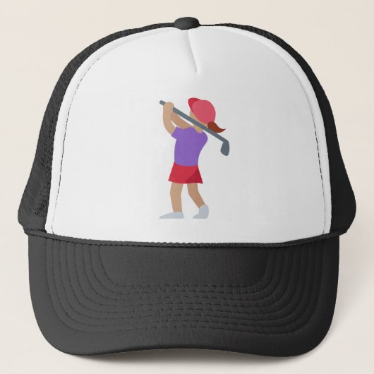 golffemal truckerkappe (Vorderseite)