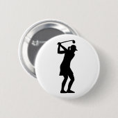Golffrau Button (Vorne & Hinten)